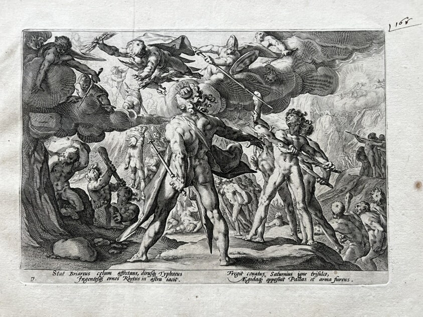 The Giants Climbing the Heavens, from Ovid's Metamorphoses (Book 1)