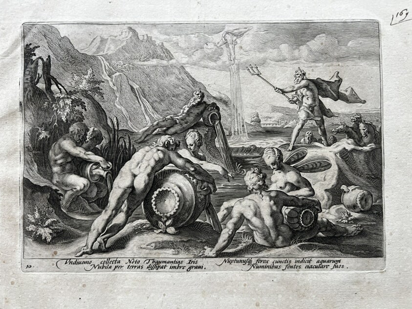 Neptune Plotting the Destruction of Man, from Ovid's Metamorphoses (Book 1)