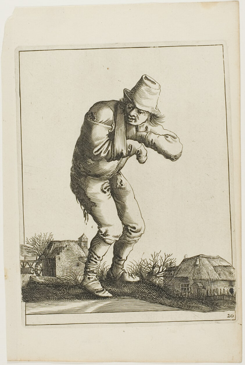 Tramp with a Sling, from T is al verwart-gaern (It's already confusing)