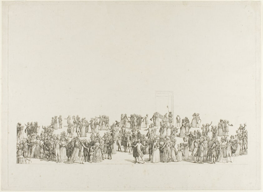 Lauda-Conatum: Exposition au Salon du Louvre en 1787 (The Exhibition at the Salon du Louvre in 1787)