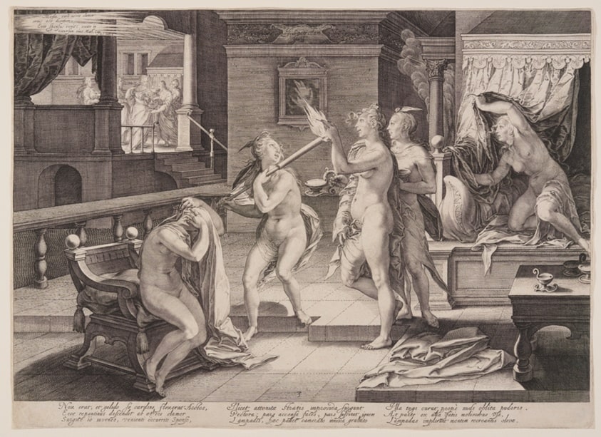 Virgins Receiving their Lamps, from Parable of the Wise and Foolish Virgins