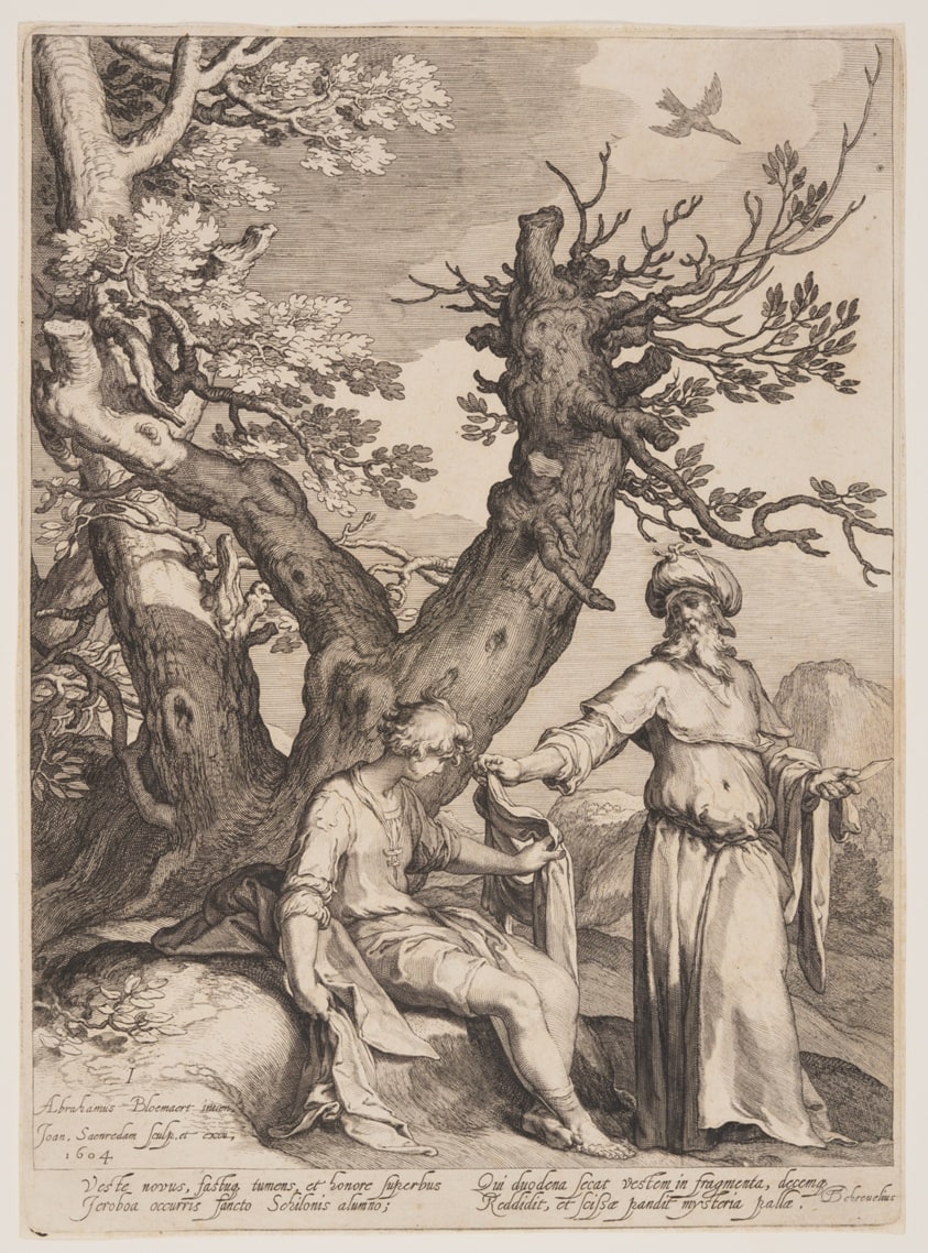 Ahajah Divides his Cloak into Twelve Parts, from Four Scenes from the Life of the Prophets, Isaiah, Ahajah and Elisha