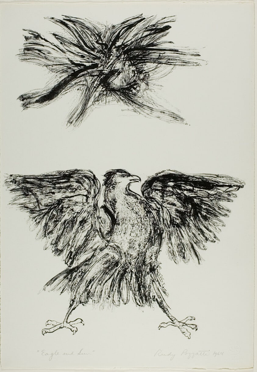 Eagle and Sun, from Physiologus Theobaldi Episcopi De Naturis Duodecim Animalium