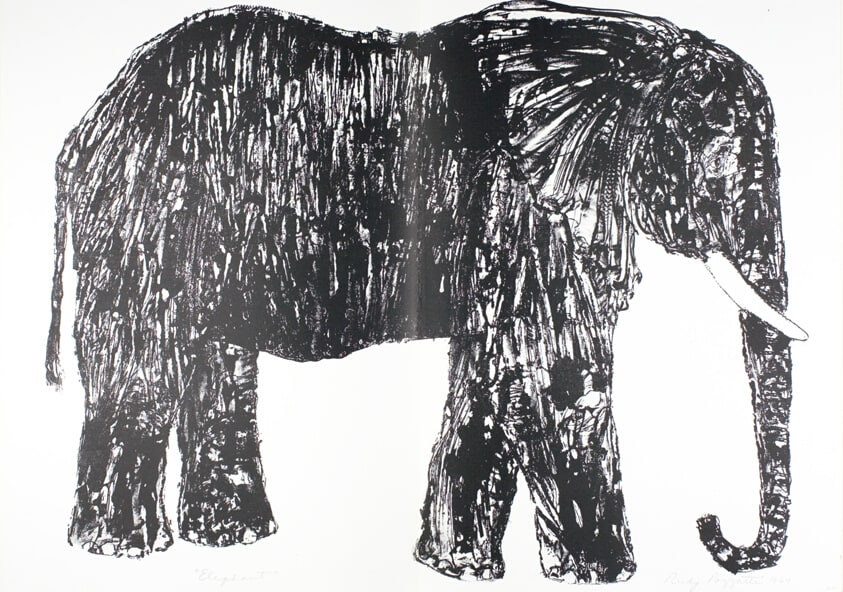 Elephant, from Physiologus Theobaldi Episcopi De Naturis Duodecim Animalium