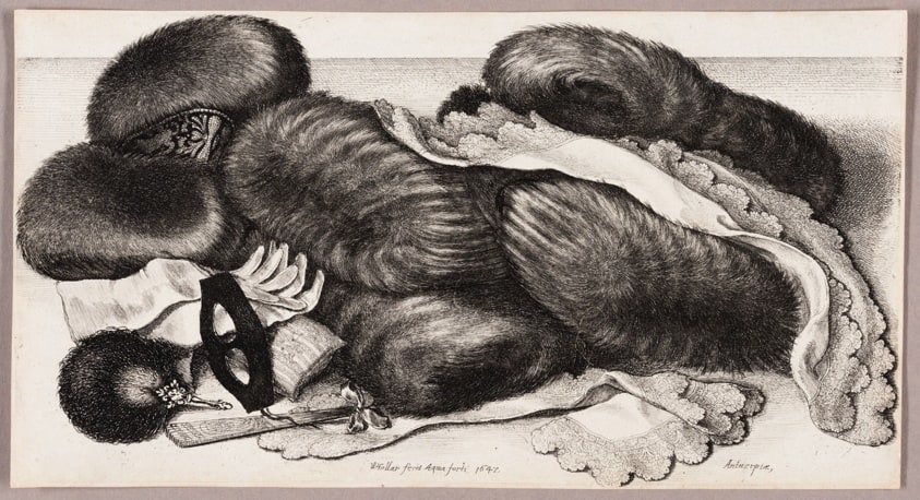 Still-Life with a Group of Muffs, a Pair of Gloves, and Two Kerchiefs