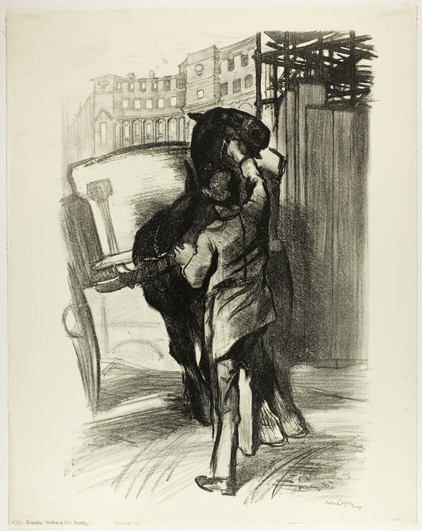 A Carter Backing his Horse