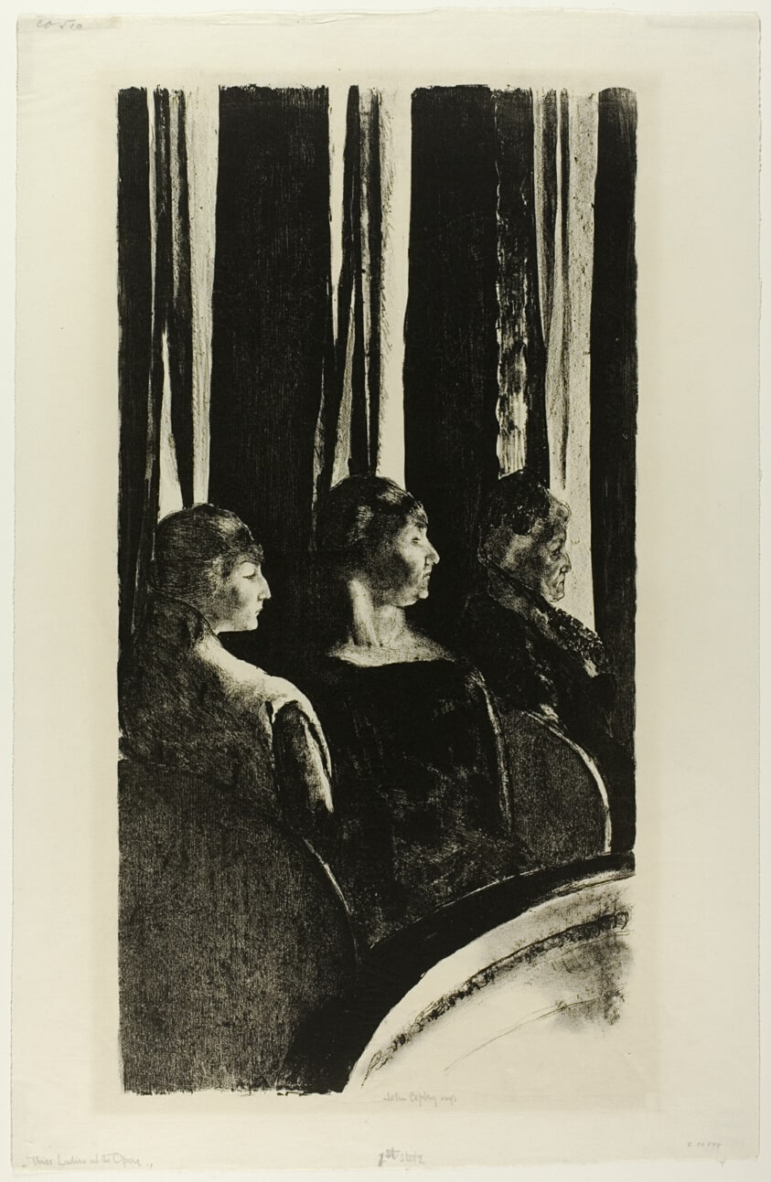 Three Ladies at the Opera