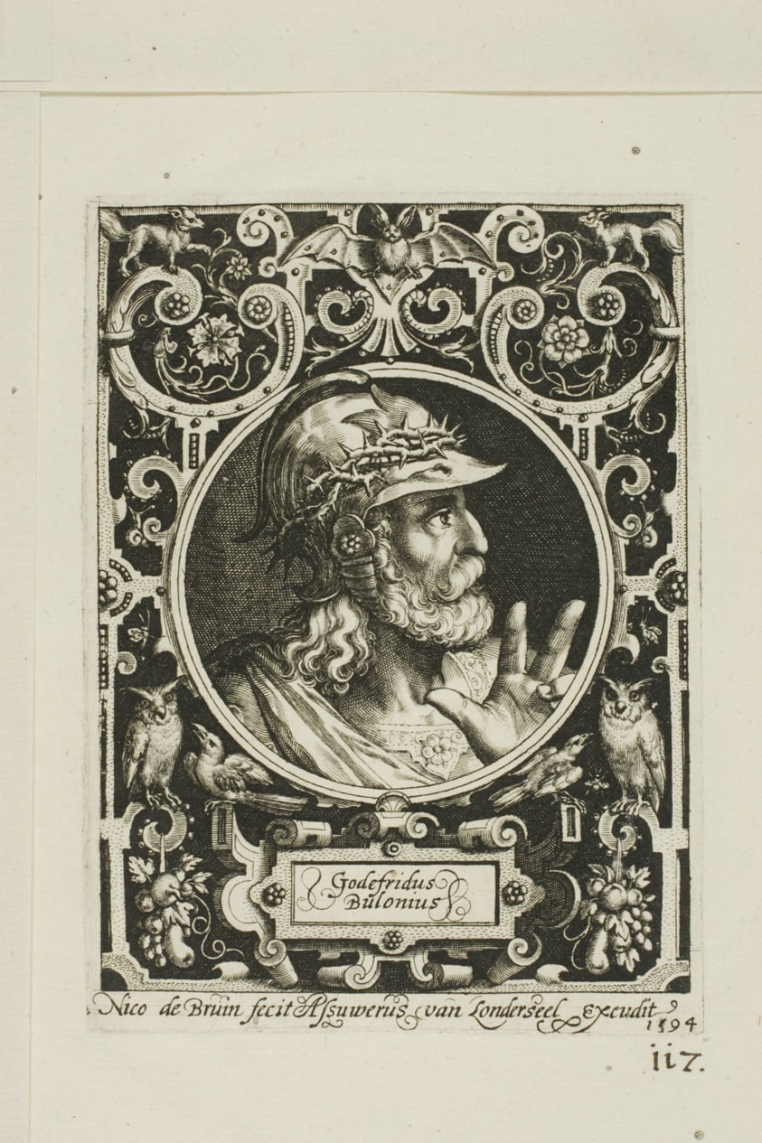 Godfrey of Bouillon, plate nine from The Nine Worthies