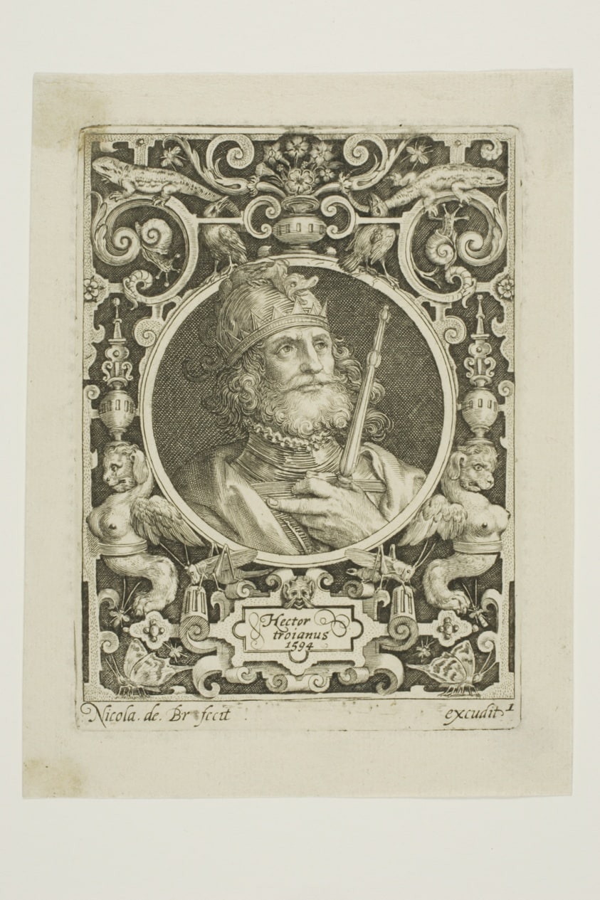 Hector of Troy, plate one from The Nine Worthies