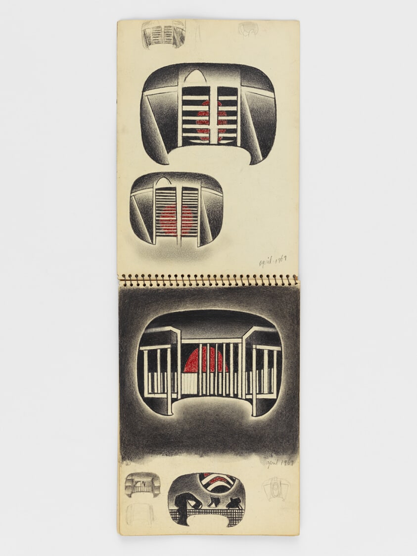 Untitled Sketchbook [Working Study for Soot Series]