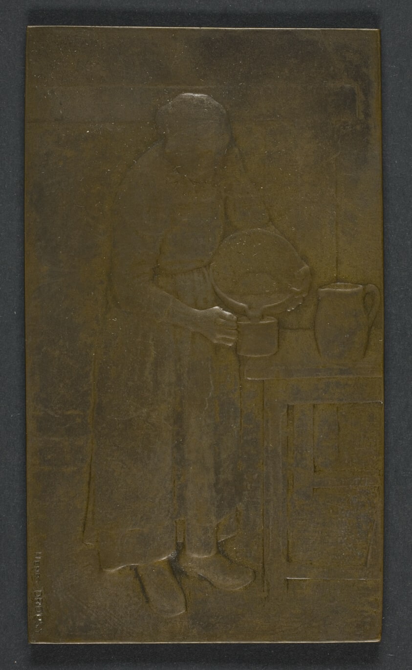 Woman Pouring Milk
