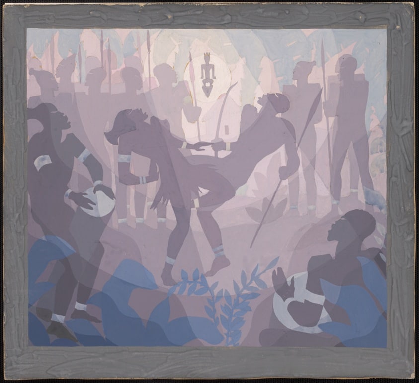 Study for Aspects of Negro Life: The Negro in an African Setting