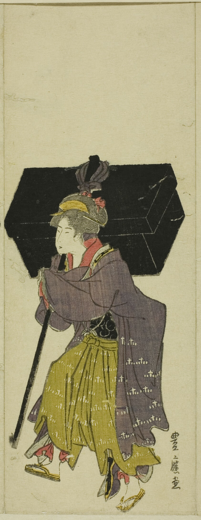 Parody of a daimyo procession
