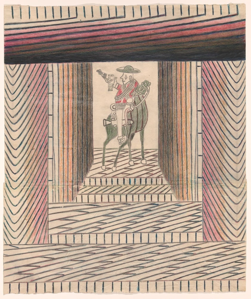 Untitled (Jinete with Red Shirt No. 3)​