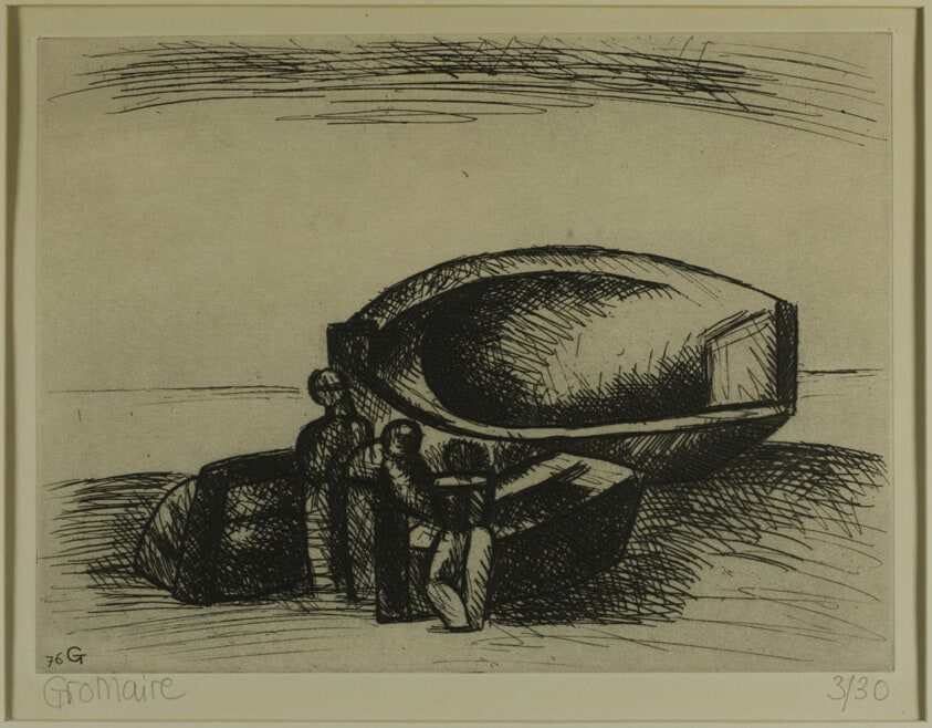 Grounded Boat