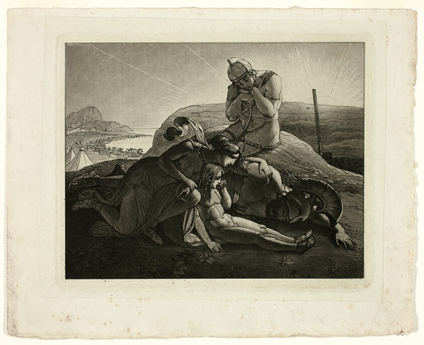 Alcemene, Hercules, and Hermes Mourning the Death of Amphityron