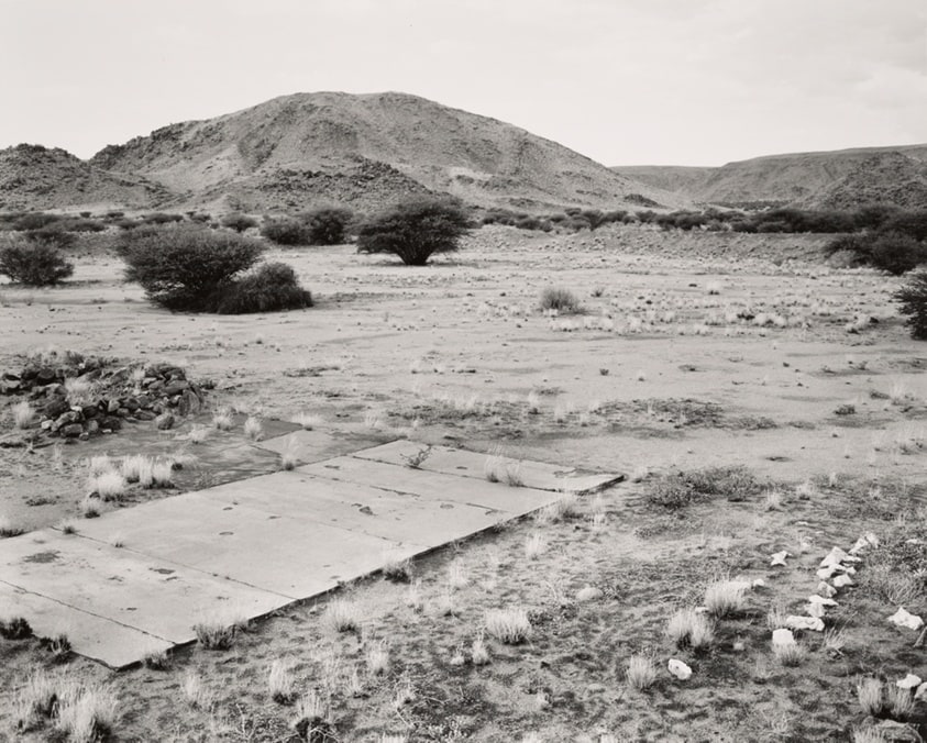 Floor slab, temporary military base, Riemvasmaak, from the series The Borderlands