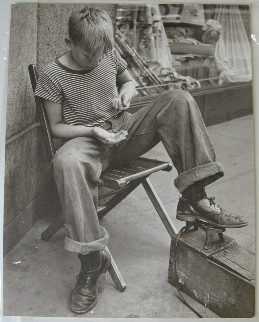 Shoeshine Boy, NYC, from the series "Shoeshine Boy"