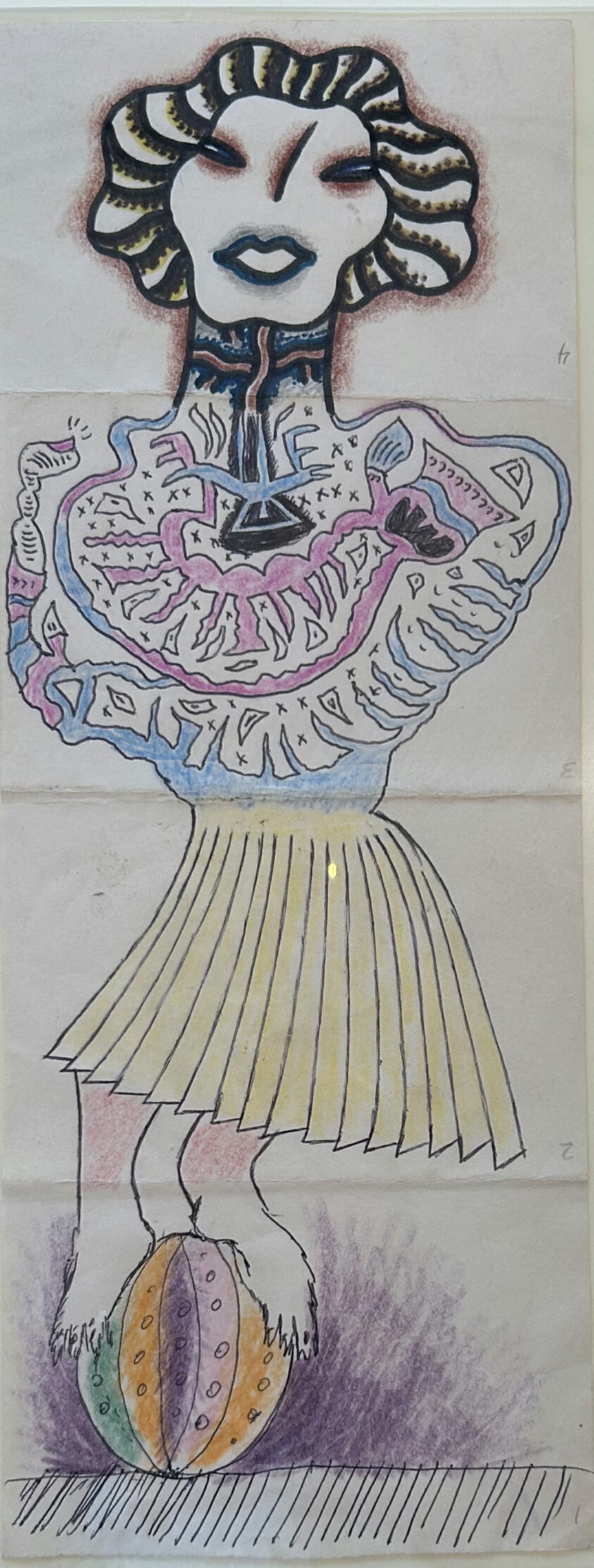 Untitled (exquisite corpse) by Ray Yoshida