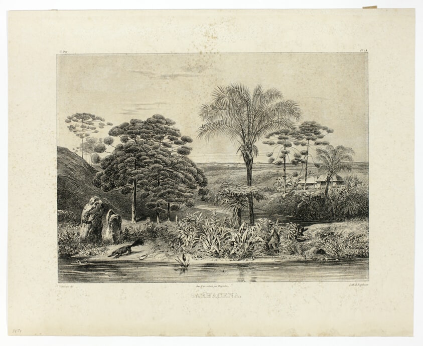Barbacena, plate 18 from Landscapes, volume 1 of Voyage pittoresque dans le Brésil
