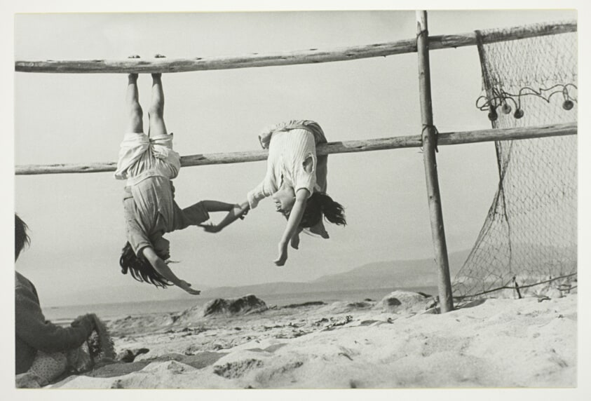 Children Playing on a Beach in Central Chile