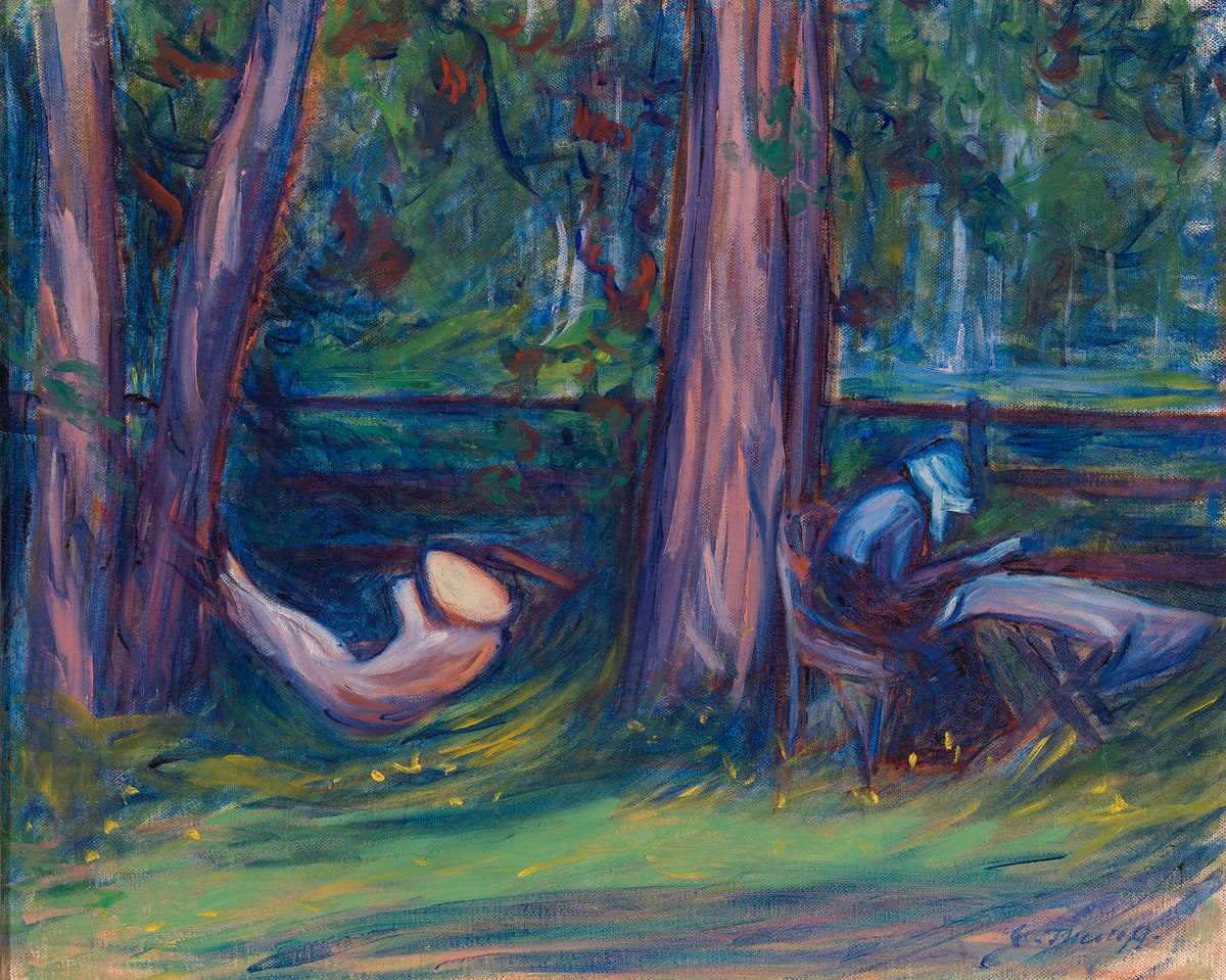 Reading (Gerda Thesleff and Sigrid Schauman)