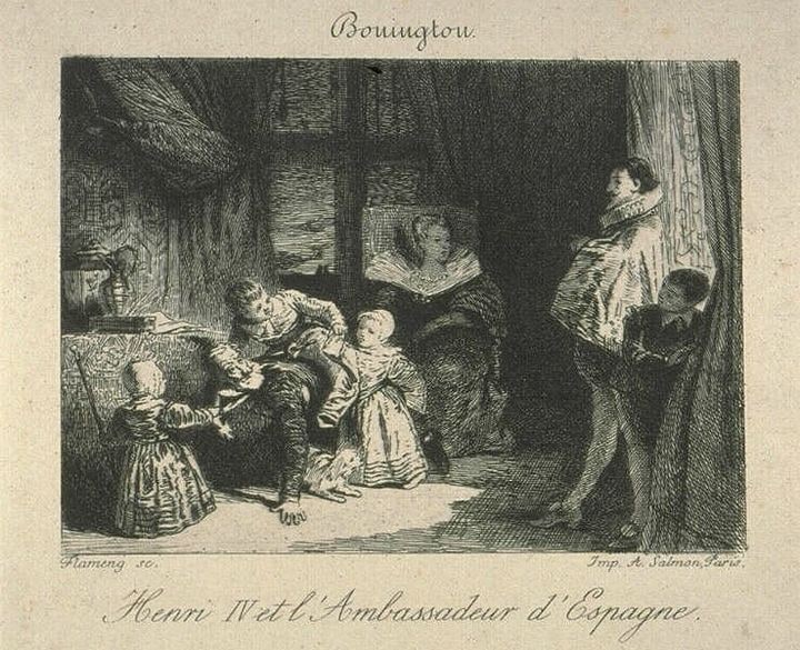 Henri IV et l'Ambassadeur d'Espagne