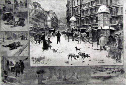 L'Hiver à Paris ou La Neige à Paris