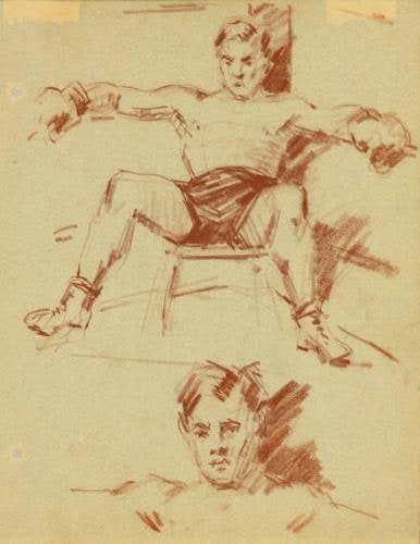 untitled (Studies of a boxer)