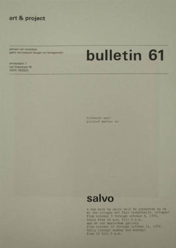 Art & Project Bulletin 61