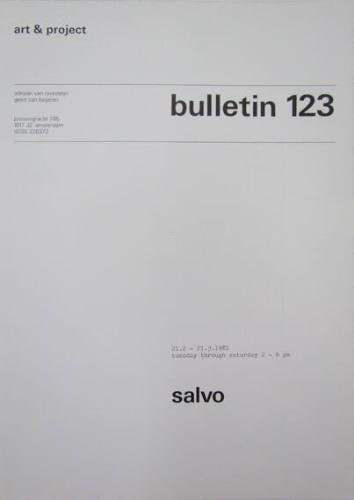 Art & Project Bulletin 123