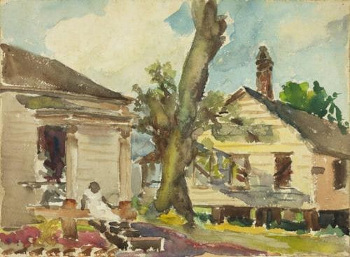 Negro Settlement, East of Savannah, Brewton's Hall