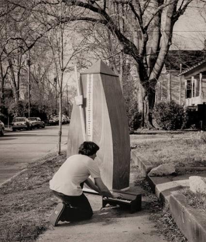 Untitled (Julian Koster with metronome and miniature piano), Grady Street, Athens
