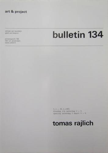 Art & Project Bulletin 134