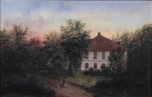 Landscape with building