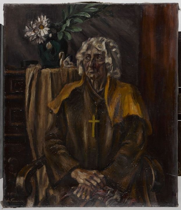Portrait de vieille femme