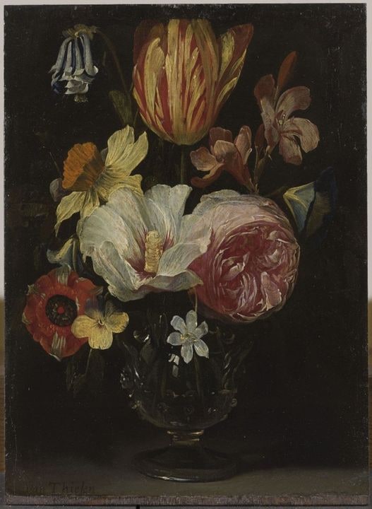 Fleurs dans un vase
