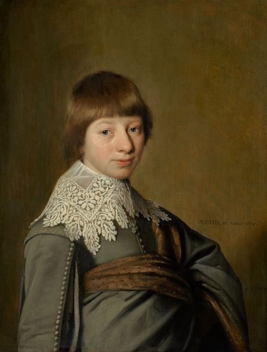 Portrait d'un jeune garçon de 15 ans