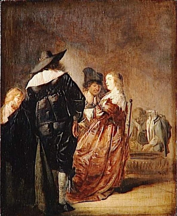 La Conversation. Scène galante