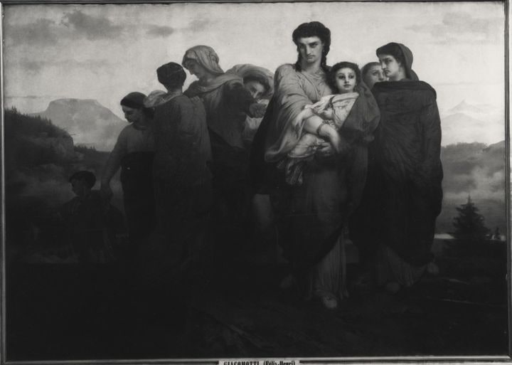 Agrippine quittant le camp des prétoriens