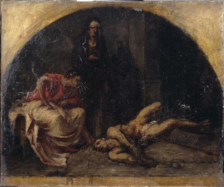 Néron et Locuste essayant des poisons sur un esclave