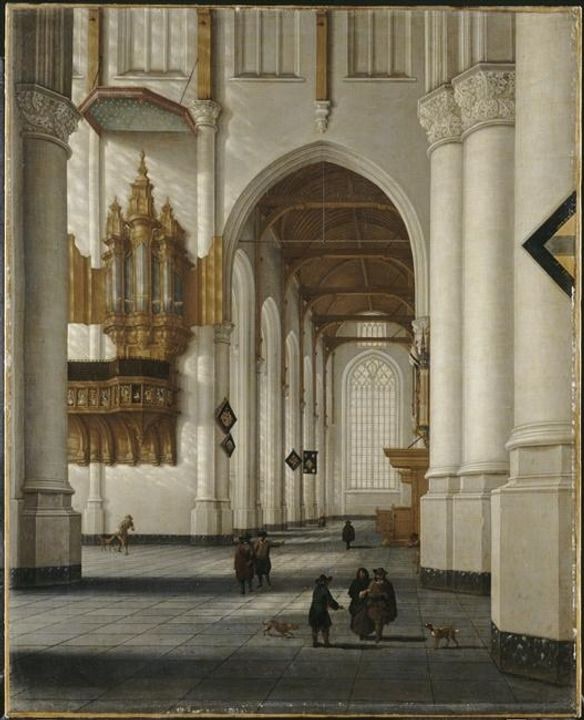 Intérieur de l'église Saint-Laurent à Rotterdam