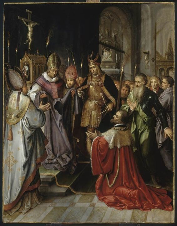 Présentation de la sainte Tunique à Charles Quint