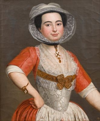 Arlésienne aux yeux bruns