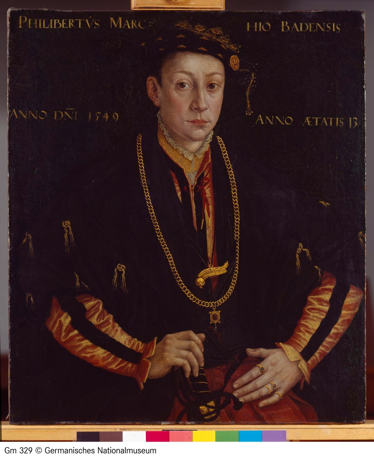 Bildnis des Markgrafen Philibert von Baden (1536-1569)