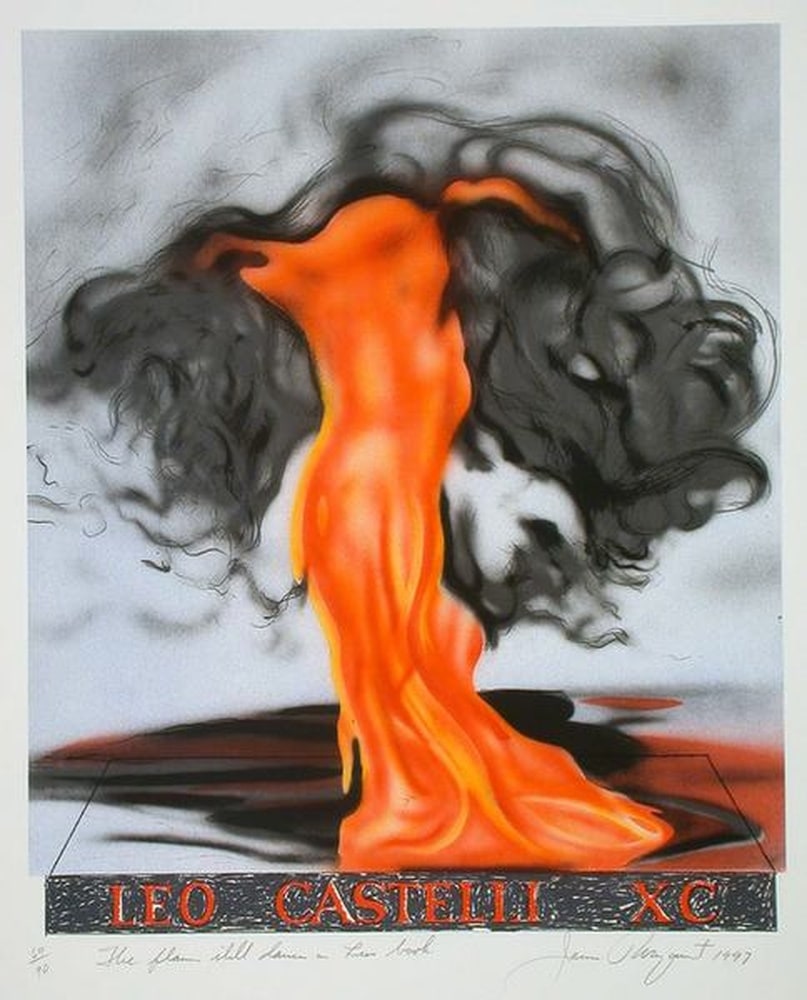 The Flame Dances on Leo's Book
