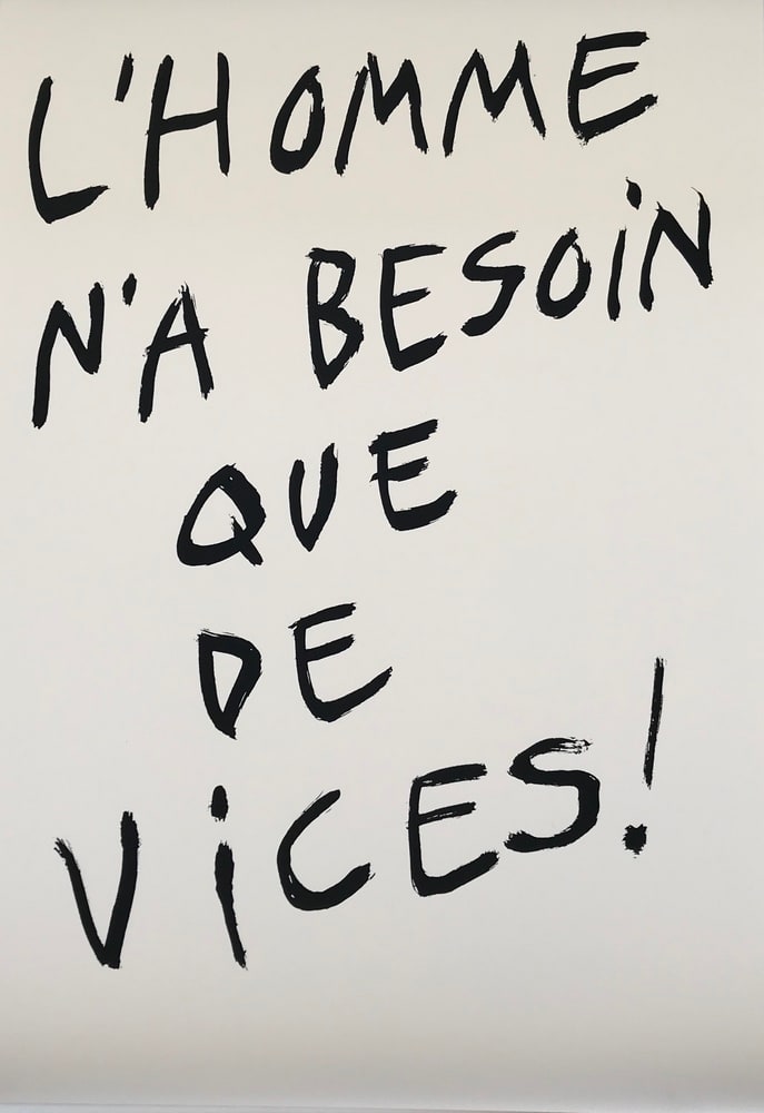 L’homme n’a besoin que de vices