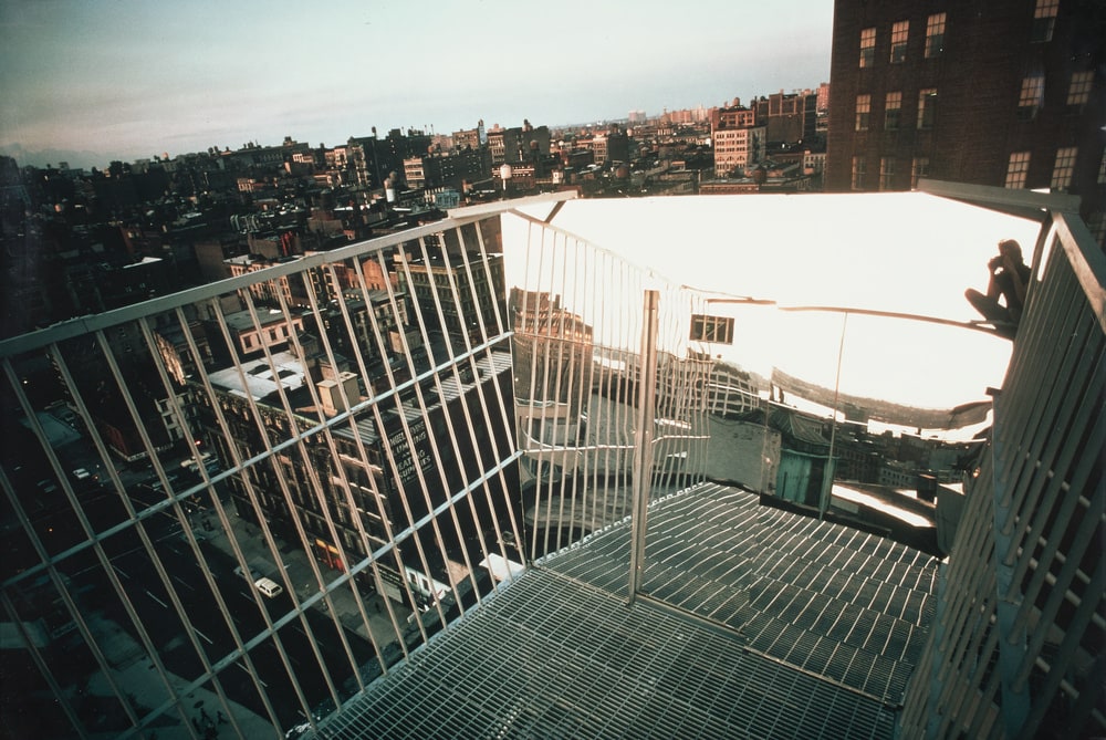 Self Portrait - Asylum Roof, New York
(Autoportrait - Toit d'asile, New York)