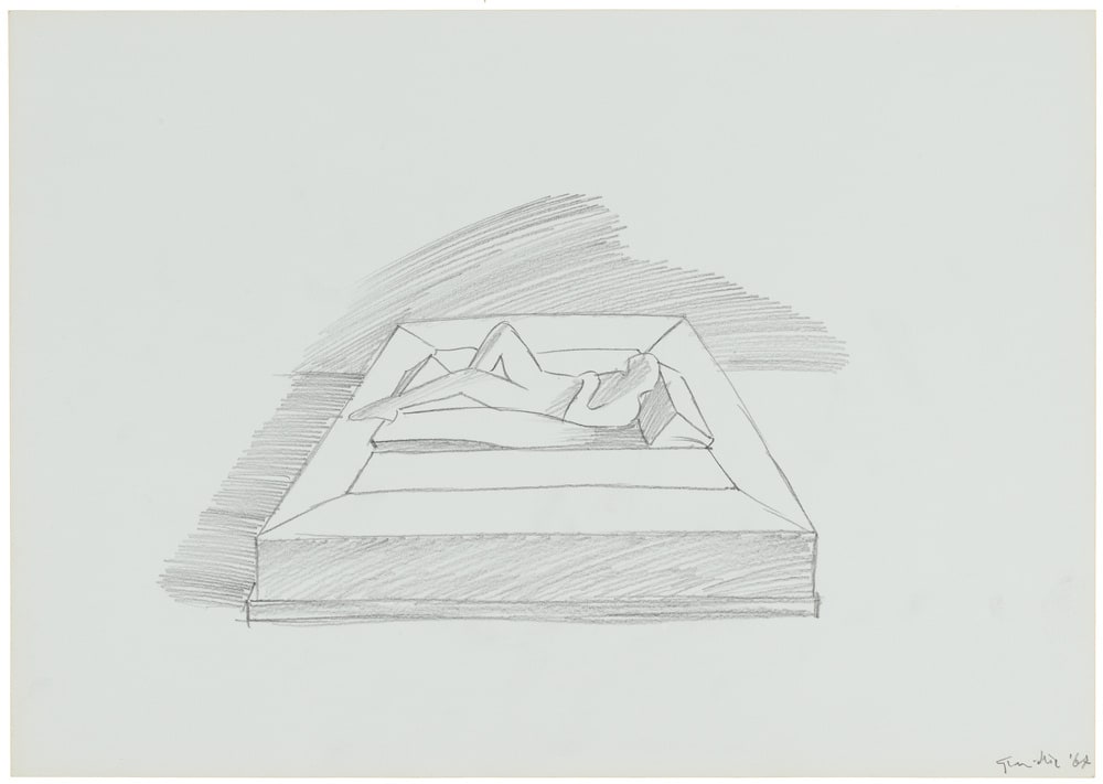 Rumble Sofa, perspective avec personnage de profil