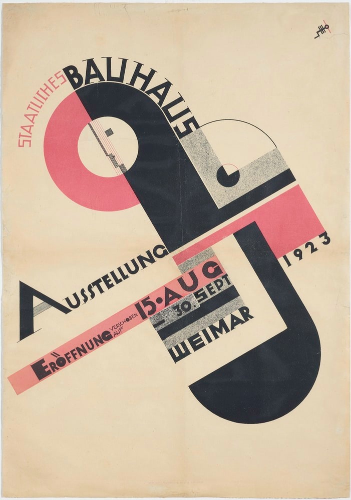 Affiche Staatliches Bauhaus